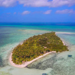 Help me to clean up with camping in the tiny island