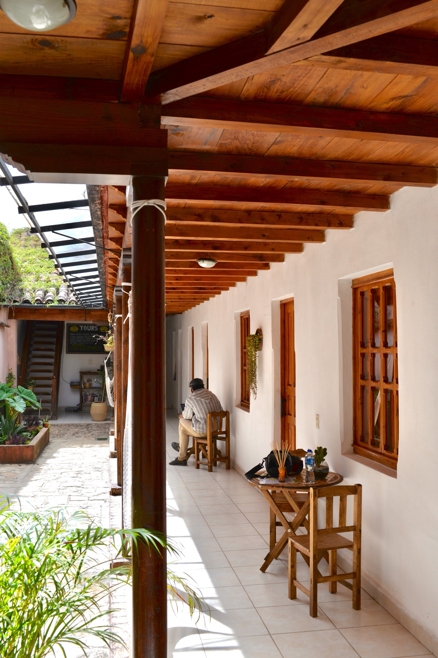 Help in our little hostel made with love in San Cristobal, Chiapas, Mexico