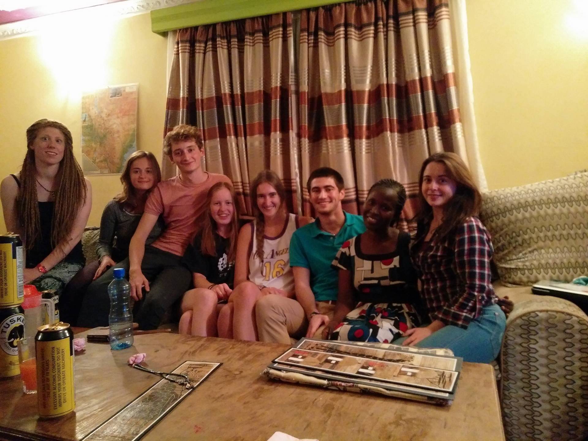 Help with volunteering and stay with us