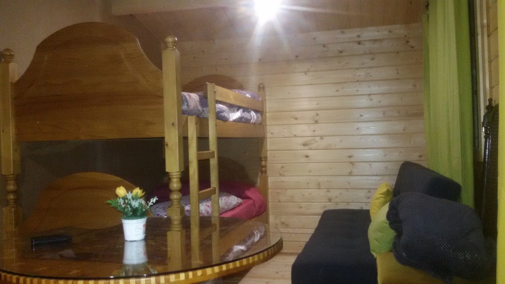 Big country house about 150 m2 and a wooden cabane about 35 m2 all equiped with saun, jacuzzi,pool, paellero and gamezone