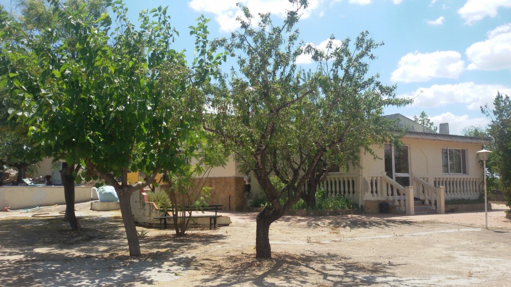 Big country house about 150 m2 and a wooden cabane about 35 m2 all equiped with saun, jacuzzi,pool, paellero and gamezone