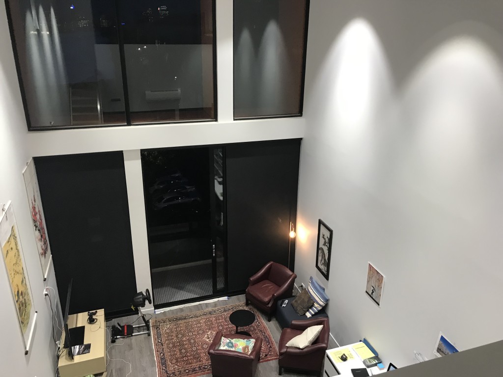 Stay in Uptown Auckland, no help needed so very casual